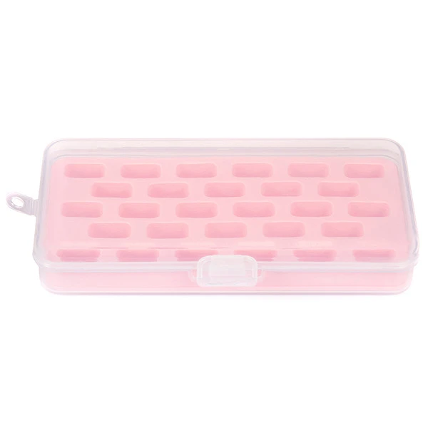 Bobbin Box - Pink Foam Lined 3 Bobbin Box - Pink Foam Lined