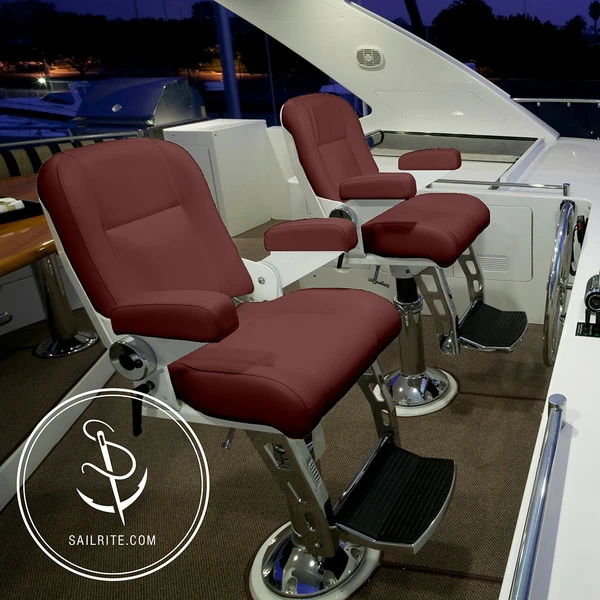 EverSoft™ Indoor/Outdoor Burgundy 54" Vinyl Fabric 7 EverSoft™ Indoor/Outdoor Burgundy 54" Vinyl Fabric - Image 5