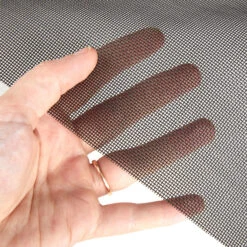 Fiberglass Mesh Charcoal 60" Fabric -Fabric Store Fiberglass Mesh 60 Charcoal No See Um 5