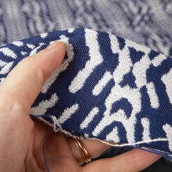 Hilary Farr Outdoor SPF Riff Mediterranean Blue 54" Fabric -Fabric Store Hilary Farr Outdoor SPF Riff Mediterranean Blue 54 Fabric 4