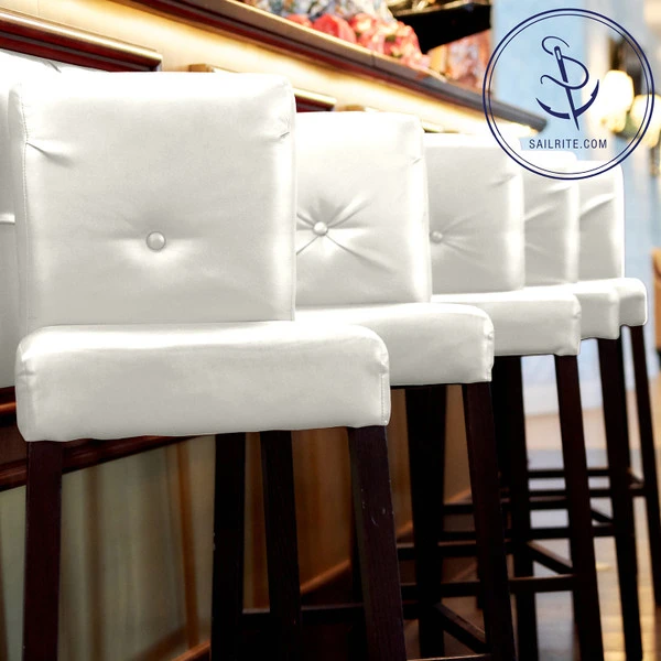 Nauga Soft Soft White 54" Vinyl Fabric 8 Nauga Soft Soft White 54" Vinyl Fabric - Image 6