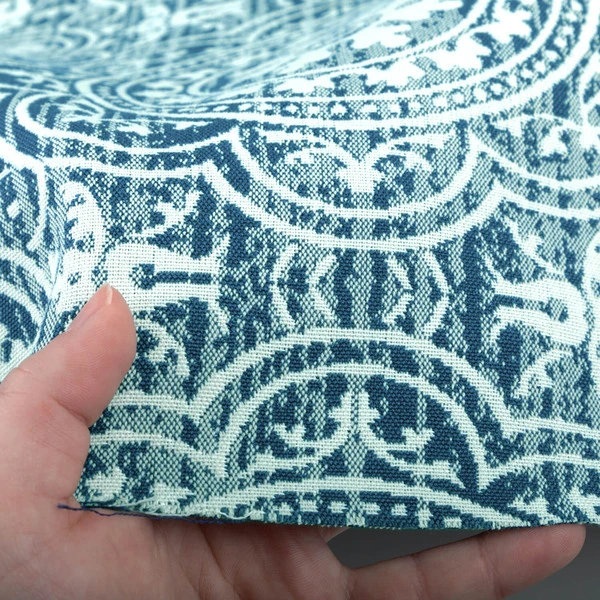 Outdura® Constantine Aqua 54" Upholstery Fabric (12101) 5 Outdura® Constantine Aqua 54" Upholstery Fabric (12101) - Image 3