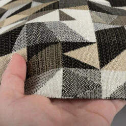 Outdura® Geo Carbon 54" Upholstery Fabric (8803) -Fabric Store Outdura Geo Carbon 54 Upholstery Fabric 8803 3