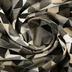 Outdura® Geo Carbon 54" Upholstery Fabric (8803) -Fabric Store Outdura Geo Carbon 54 Upholstery Fabric 8803 5