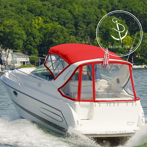 Sunbrella® Marine Grade 4666-0000 Logo Red 46" Fabric 7 Sunbrella® Marine Grade 4666-0000 Logo Red 46" Fabric - Image 5