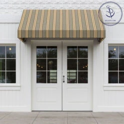 Sunbrella® Awning Stripe 4768-0000 Preston Stone 46" Fabric 12 Sunbrella® Awning Stripe 4768-0000 Preston Stone 46" Fabric -Fabric Store Sunbrella 4768 0000 Preston Stone 46 Awning Shade Fabric 707