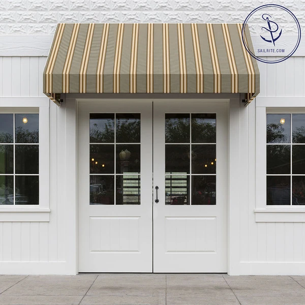 Sunbrella® Awning Stripe 4768-0000 Preston Stone 46" Fabric 7 Sunbrella® Awning Stripe 4768-0000 Preston Stone 46" Fabric - Image 5