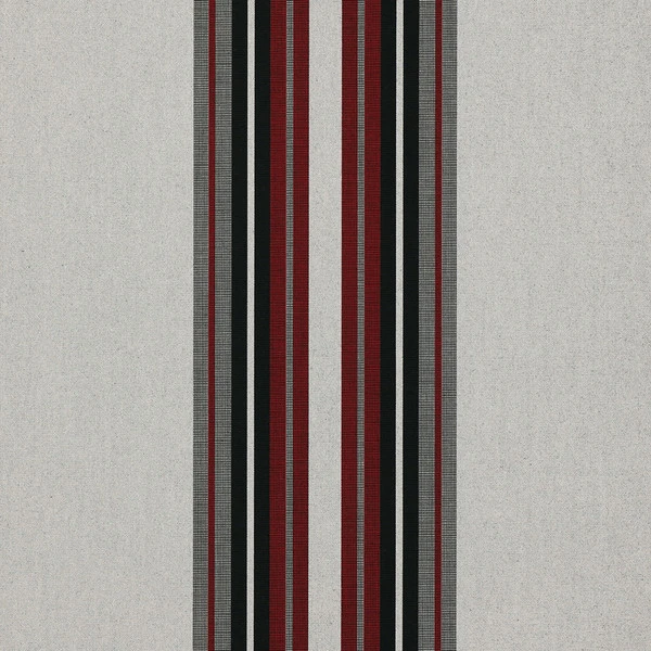 Sunbrella® Awning Stripe 4798-0000 Burgundy Black White 46" Fabric 3 Sunbrella® Awning Stripe 4798-0000 Burgundy Black White 46" Fabric
