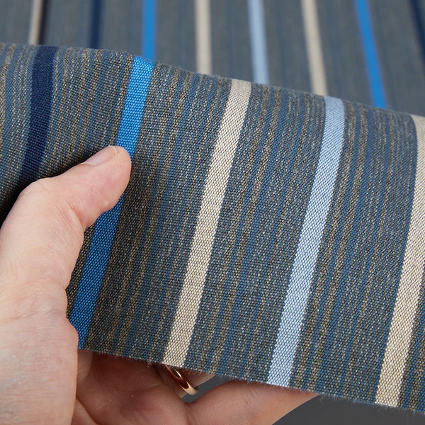 Sunbrella® Awning Stripe 4895-0000 Motive Denim 46" Fabric 6 Sunbrella® Awning Stripe 4895-0000 Motive Denim 46" Fabric - Image 4