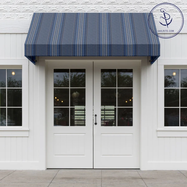 Sunbrella® Awning Stripe 4895-0000 Motive Denim 46" Fabric 8 Sunbrella® Awning Stripe 4895-0000 Motive Denim 46" Fabric - Image 6