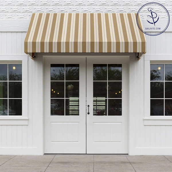 Sunbrella® Awning Stripe 4954-0000 Heather Beige Classic 46" Fabric 7 Sunbrella® Awning Stripe 4954-0000 Heather Beige Classic 46" Fabric - Image 5