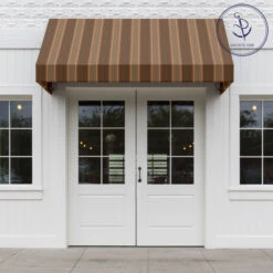 Sunbrella® Awning Stripe 4994-0000 Eastridge Cocoa 46" Fabric 13 Sunbrella® Awning Stripe 4994-0000 Eastridge Cocoa 46" Fabric -Fabric Store Sunbrella 4994 0000 Eastridge Cocoa 46 Signature Series Awning Stripe 72