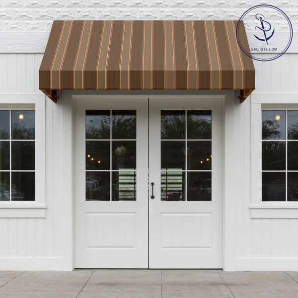 Sunbrella® Awning Stripe 4994-0000 Eastridge Cocoa 46" Fabric 8 Sunbrella® Awning Stripe 4994-0000 Eastridge Cocoa 46" Fabric - Image 6