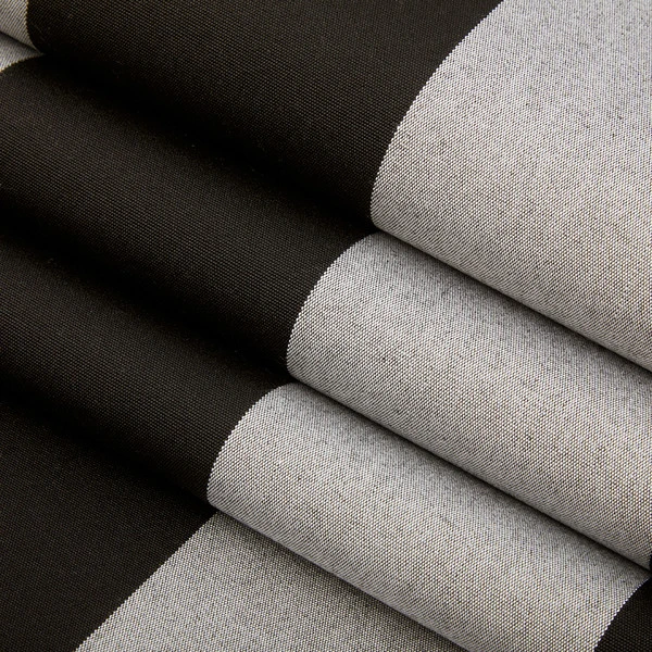 Sunbrella® Awning Stripe 5704-0000 Beaufort Black/White 6 Bar 46" Fabric 4 Sunbrella® Awning Stripe 5704-0000 Beaufort Black/White 6 Bar 46" Fabric - Image 2