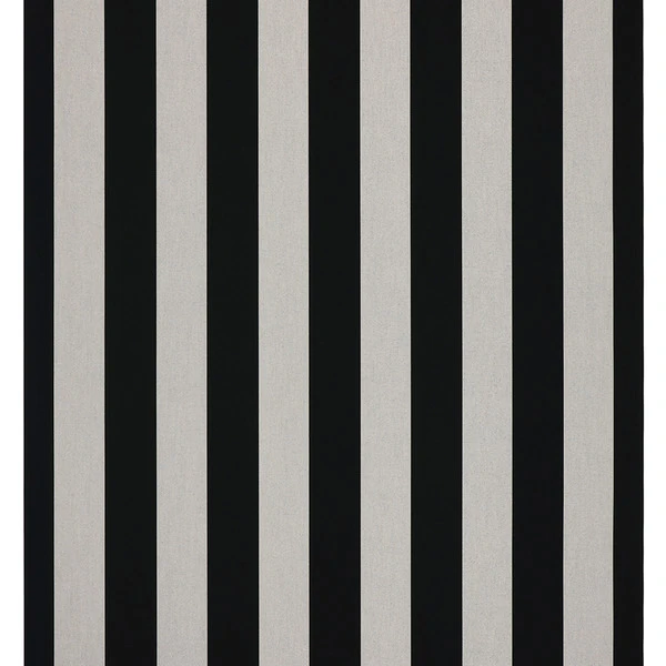 Sunbrella® Awning Stripe 5704-0000 Beaufort Black/White 6 Bar 46" Fabric 5 Sunbrella® Awning Stripe 5704-0000 Beaufort Black/White 6 Bar 46" Fabric - Image 3