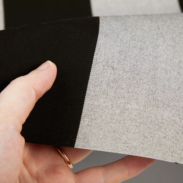 Sunbrella® Awning Stripe 5704-0000 Beaufort Black/White 6 Bar 46" Fabric 6 Sunbrella® Awning Stripe 5704-0000 Beaufort Black/White 6 Bar 46" Fabric - Image 4